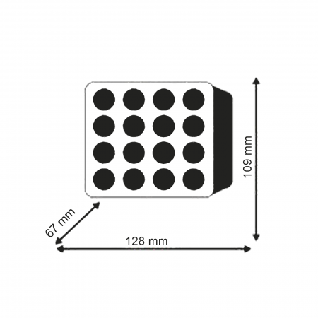 Lampa patrata LED - 48W B67682 724430 [1]