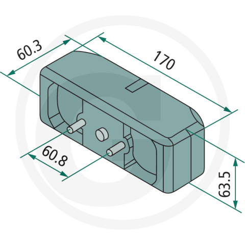 Lampa semnalizare dreapta/stanga Valmet, Valtra ST342115211 Valtra-Valmet [1]