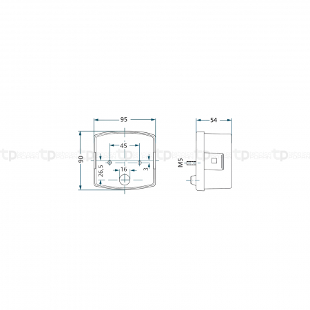 Lampa semnalizare spate - Dreapta - IHC 4552SD 002776241 2SD002776-241 [1]