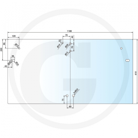 Tipuri de tractoare: M 948, 956, 958, 963 - Luneta 650S354559A1 1-34-568-074  