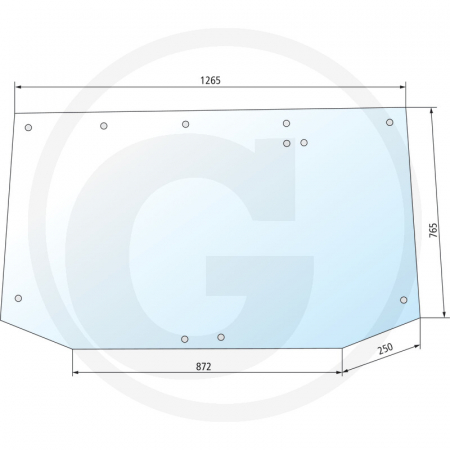 Tipuri de tractoare: Antares 110, 110 II, 130, 130 II, Laser 100, 110, 130, 150, 140, 160, ROW Crop 100.6, Silver 80, 85, 90, 95, 100.4, 100.6, 110, 115, 130, 160, 180, Titan 145, 150, 160, 165, 190 - Luneta 50886578 0.007.5181.0/20  