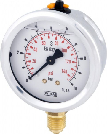 2.2.1.5. Accesorii vidanja - Manometru cu glicerina 1-10 1/4 bari B711W063010D  