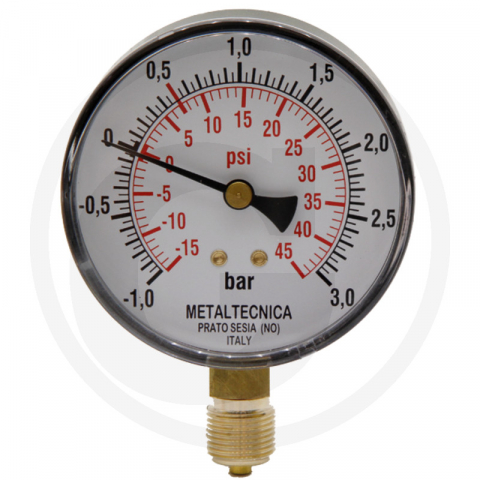 2.2.1.5. Accesorii vidanja - Manometru cu vacuum  -1  -> +3 racord 3/8" - jos 12 4050350080000