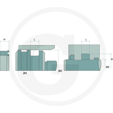 Manseta 22x32x8 mm   [1]
