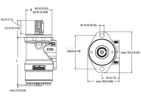 Motor Hidraulic orbital arbore 1" Z6 A2 | Tehnica Popan [3]