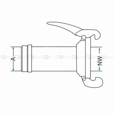 Cupla mama vidanja Italian 4" cu port furtun 4059139085071 4050220578   [1]