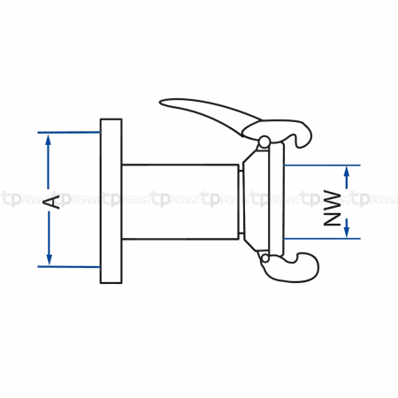 Cupla mama *120 / 5" Italian cu flansa 4250808748291 4050220596   [1]