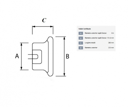 Cupla mama furtun 4" - 6" Perrot 6204004Z   [1]