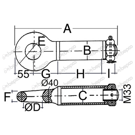 Ochet remorcare rotativ 10T 68/8169-1 [1]