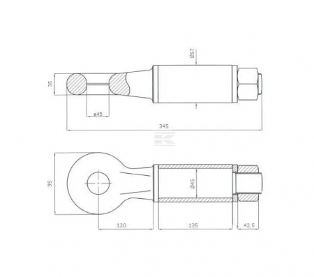 Ochet remorca rotativ 7T OTO46 [1]