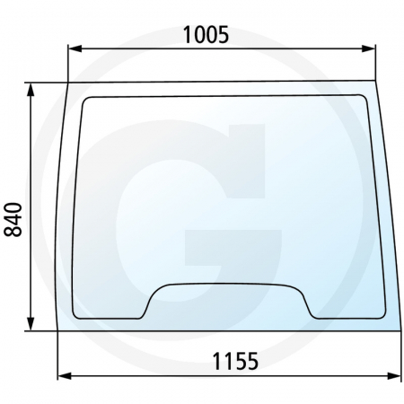 Tipuri de tractoare: MXM 120, 130, 140, 155, 175, 190 - Parbriz 650S000296 82000296  