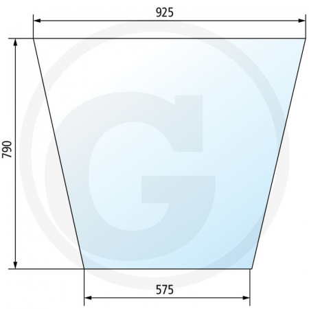 Tipuri de tractoare: Farmer 5, 103, 104, 105, 106, 108 - Parbriz 65006053 F182800201250  