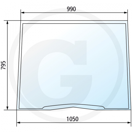 Tipuri de tractoare: Antares 110, 110 II, 130, 130 II, Laser 100, 110, 130, 150, 140, 160, ROW Crop 100.6, Silver 80, 85, 90, 95, 100.4, 100.6, 110, 115, 130, 160, 180, Titan 145, 150, 160, 165, 190 - Parbriz 65004102 0.009.0300.0  