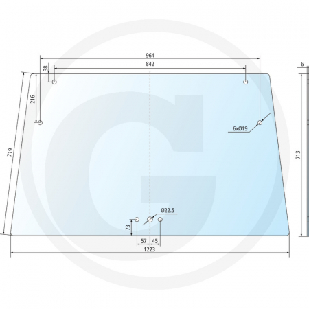 Tipuri de tractoare: 3.10, 3.30, 3.50, 3.65, 3.70, 3.80, 3.90, AgroPrima 4.31, 4.51, 4.56, 6.06, 6.16, AgroXtra 3.57, 4.07, 4.17, 4.47, 4.57, 6.07, 6.17; Cabina: DX - SC(Starcab) - Parbriz 650885537 04363115  