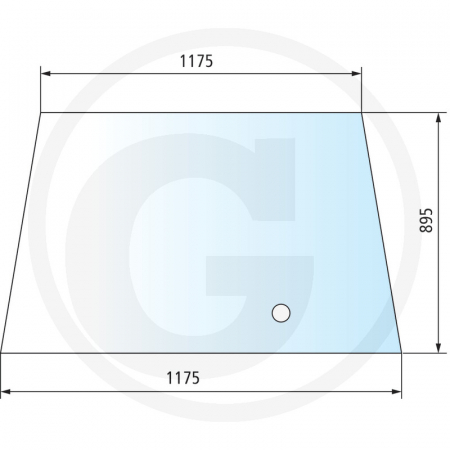 Tipuri de tractoare: GT 365, 380, 390, 395 - Parbriz 65006112 380810110060  