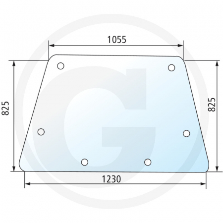 Tipuri de tractoare: 743XL, 745XL, 844XL, 856XL, 595XL, 695XL, 795XL; Cabina: XLN - Parbriz Case IH 650S35093C2 1535093C2  