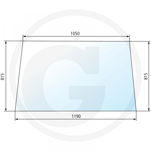 Tipuri de tractoare: 433, 533, 633, 733, 833, 933; Cabina: Standard - 650885704 Parbriz Case IH