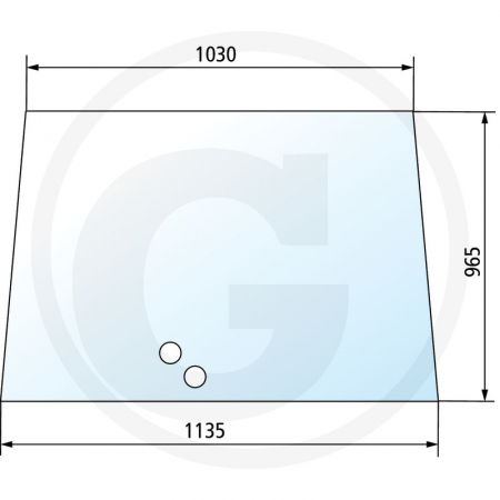 Tipuri de tractoare: 5070M. 5080M, 5090M, 5100M, 5080R, 5090RN, 5100R, 5100RN - Parbriz fix 65012061 R264577  