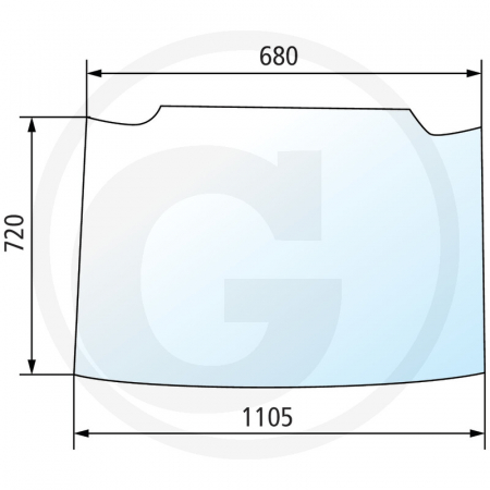 Tipuri de tractoare: Quantum 65C, 65V, 75C, 75N, 75V, 85C, 85N, 85V, 95C, 95V - Parbriz fix Case IH 650S911513 44911513  