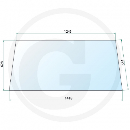 Tipuri de tractoare: Farmer 103, 104, 105, 106, 108 - Geam spate 650S8514220100 258514220100  