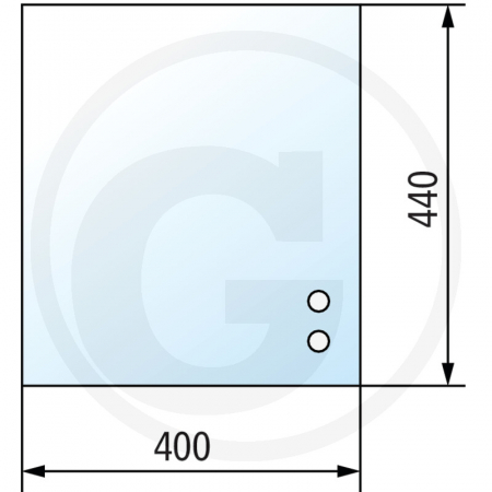 1. Piese & Accesorii Tractoare - Geam spate (dedesubt) 65006404 281500220050