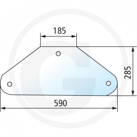 Tipuri de tractoare: 644, 743, 744, 745, 844, 946, 1046, 1246, 955, 1055, 1255; Cabina: Comfort 2000 - Parbriz spate Case IH 650881414 3224315R1 520538  