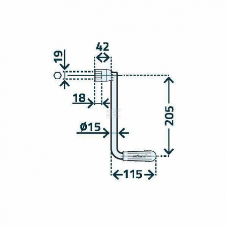 Picior de sprijin 1 STRLR3102  STRLTST0151 LR3102   [2]
