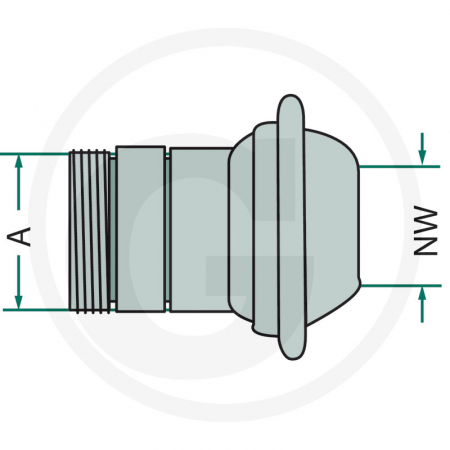Cupla tata vidanja 120 / 5" sistem Italian 405053619   [1]