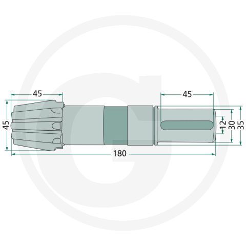 Pinion grebla 9Z pentru Pottinger  Pottinger [1]