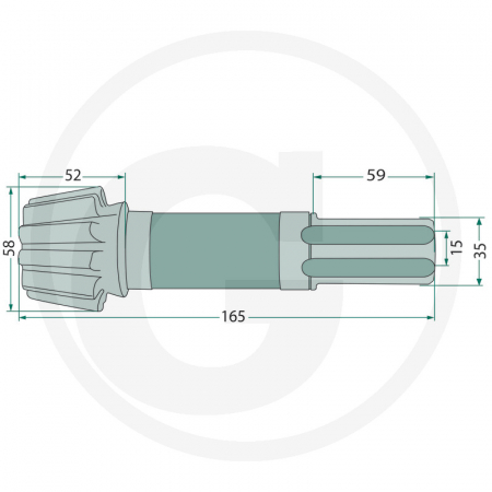 Pinion grebla SIP 10Z 154599508 154599508   [1]