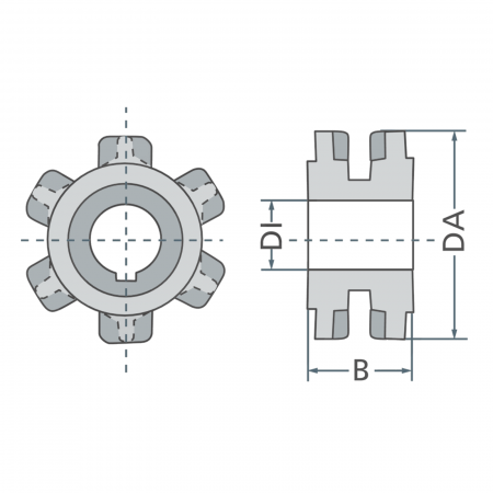 Pinion mig 8 x 24 - *40 mm 8z [1]