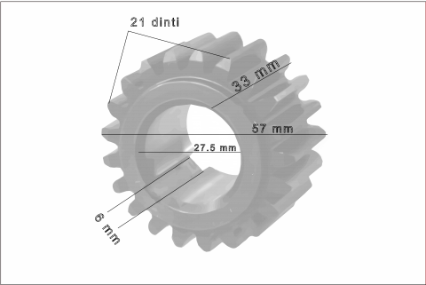 Pinion pompa vidanja 21Z MEC 5000 M 12 40509981094019305204743 [1]
