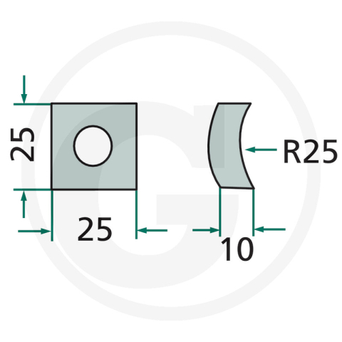 Piulita concava grebla JF-Stoll  0673360, 0621820 Stoll (JF-Stoll) [1]