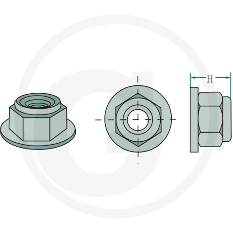 Piulita M14 x 1,5 mm - cu blocaj  71000182315 182315 Rabe [1]