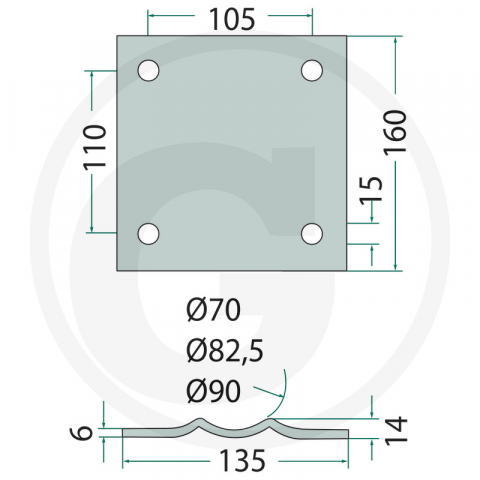 220F1 Placa de fixare [1]