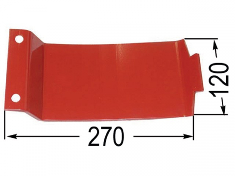 2. Piese Utilaje Agricole - Placa patina coasa Vicon