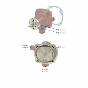 Pompa de apa - Renault 7701022333 7701200140 F281200610010 622607310069 [1]