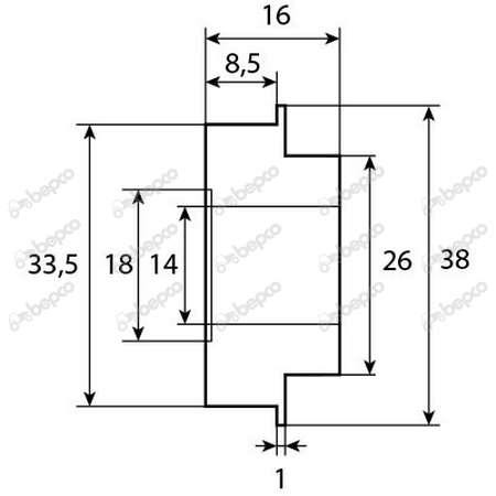 Presutupa pompa apa David Brown 20/131-80B D68949 K260133 K262965 K68949   [1]
