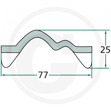 Raclet Kemper 1560mm 7554-150148 22790 CB15610 CB15608 [1]