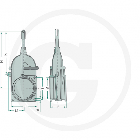 Robinet cu flansa 6" 4054F2150000   [1]