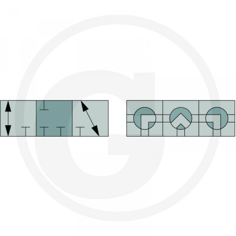 Robinet cu trei cai, BKH-3L - L [2]