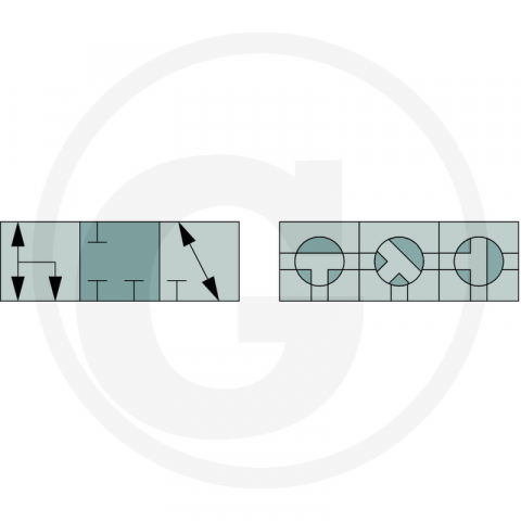 Robinet cu trei cai, BKH-3T-12L-DN 10 - M18 x 1,5 - T [2]