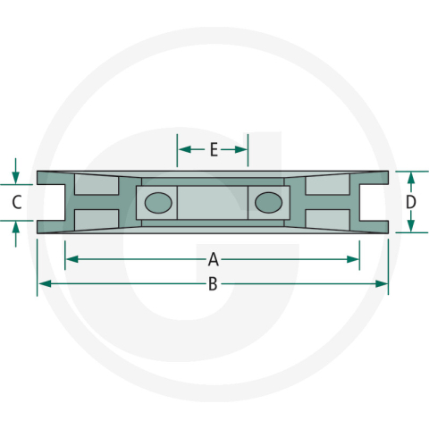 Rola directie 17,5x69 mm  Castelgarden|Gartenland [2]