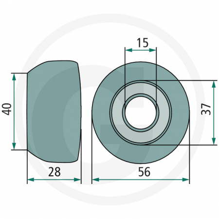 Rola grebla Pottinger 647401908   [1]
