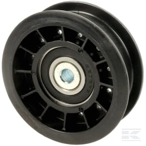 Rola intinzator coasa John Deere, referinta FGP430046B, nr. original AM121970, Ø81 mm, orificiu Ø8 mm, latime 19,5 mm. Verificati compatibilitatea dupa rola veche. [2]