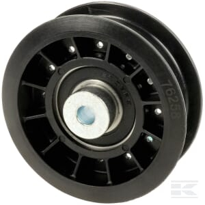 John Deere - Rola intinzator coasa John Deere, referinta FGP430046B, nr. original AM121970, Ø81 mm, orificiu Ø8 mm, latime 19,5 mm. Verificati compatibilitatea dupa rola veche.