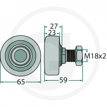 Rola presa Welger 1121160500 0924500400   [1]