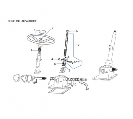 Rulment ax caseta directie Ford 24/529-3 1717463 81717463 E1ADKN3556   [1]