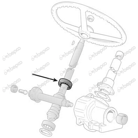 Rulment caseta directie Fiat 23/526-4 87569474 998933   [1]