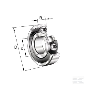 Rulment coasa Kuhn 6206 C3 30x62x16 mm Timken [1]
